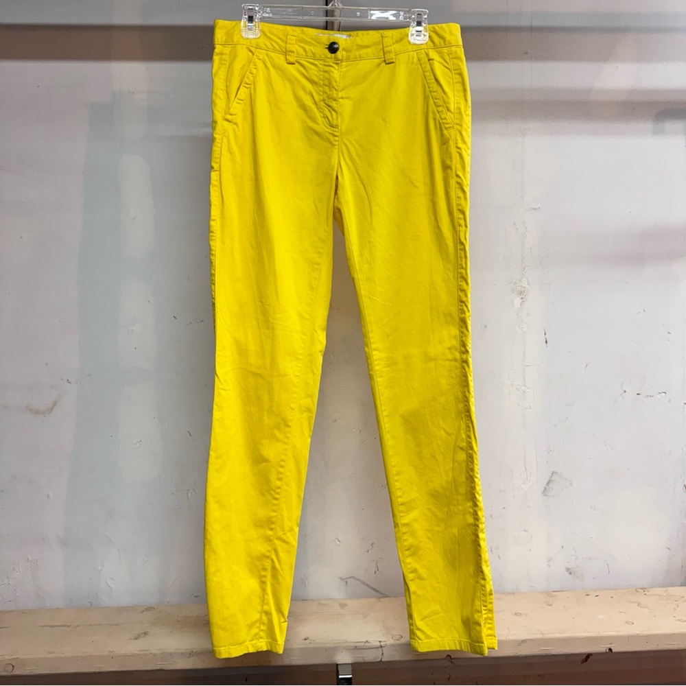 0039 italy yellow pants size small